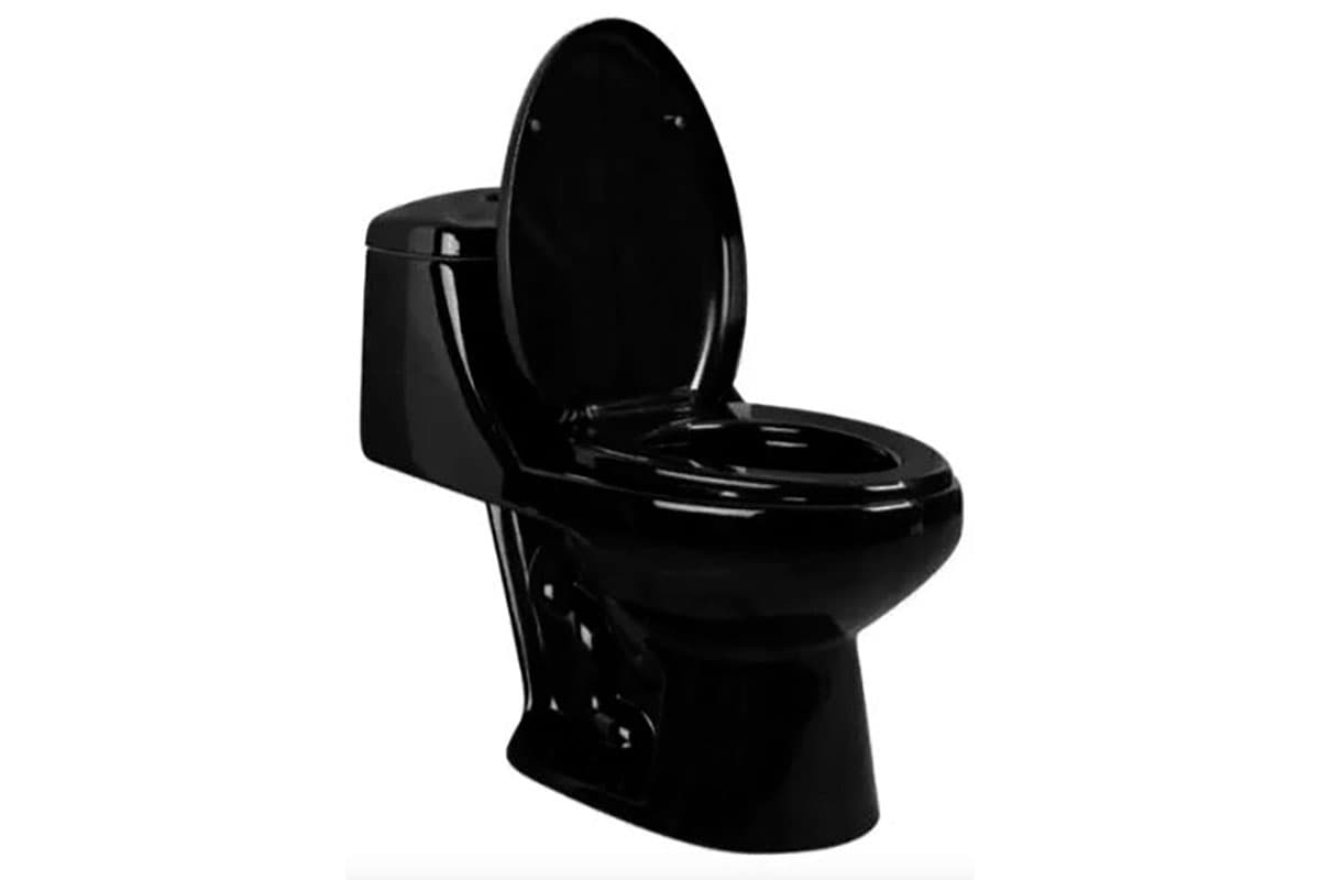 Inodoro one piece Livorno color negro