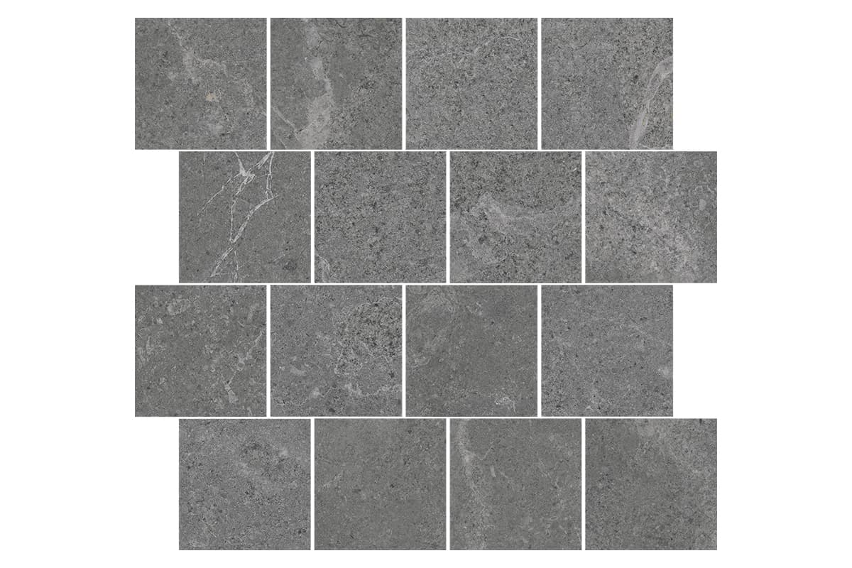 Malla Indigo gray dark mate 1A 32.5 x 29.5 cm