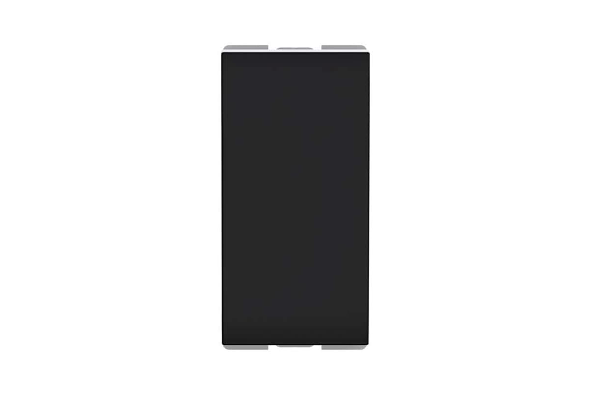 Apagador sencillo Origen  1 modulo N0101-NG acabado negro