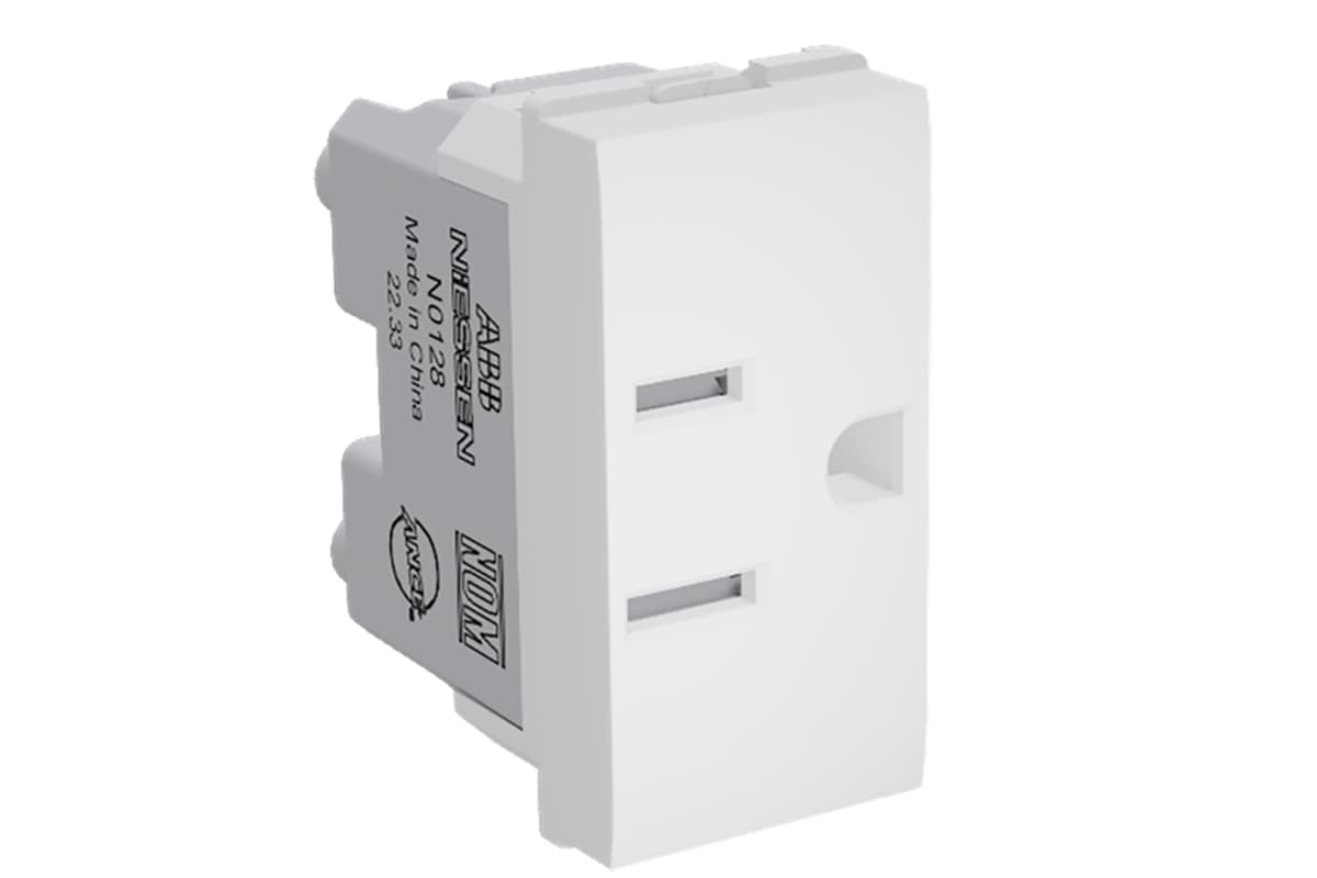 Contacto 2P+T Origen N0128-BL color blanco 