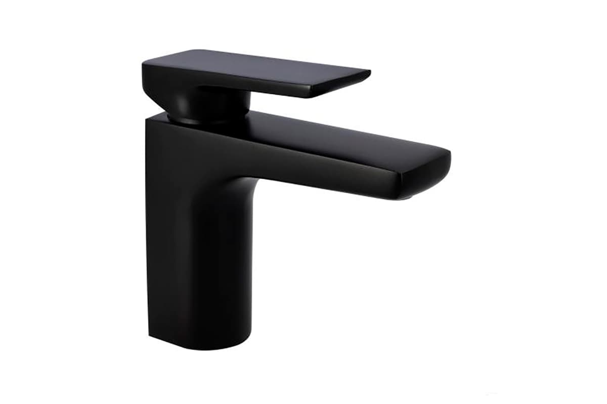 Monomando corto para lavabo 9456QU.2 acabado negro mate