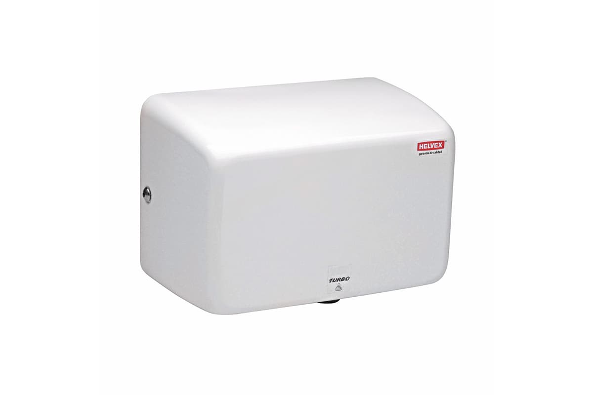 Secador de manos turbo con sensor de corriente color blanco MB1012
