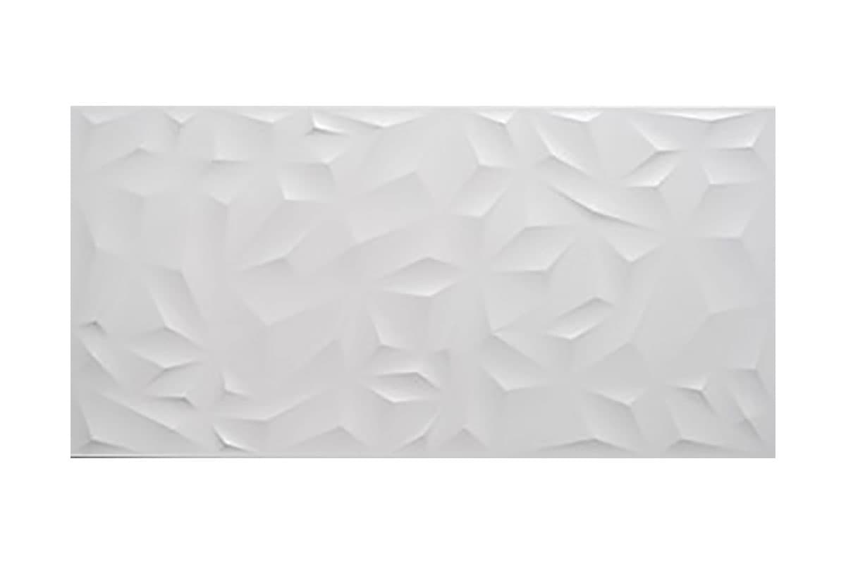 Azulejo Pure 3D Origami White 1A 45 x 90 cm, caja con 1.20 m2