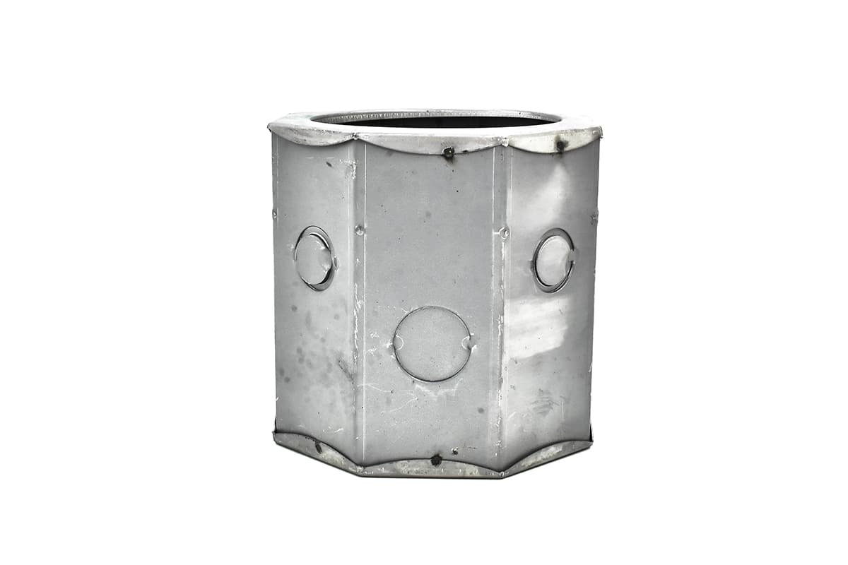 Bote integral para lampara Spot 75 w con plafón 15 cm de alto
