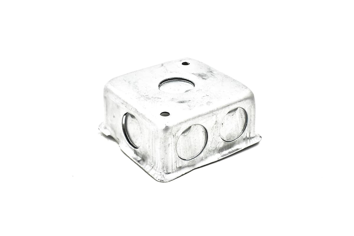 Caja cuadrada galvanizada 3" x 3"