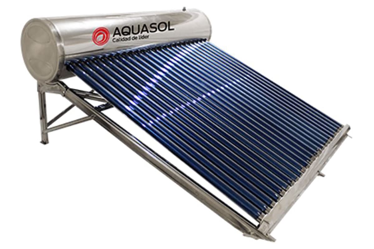 Calentador Solar 259 lts con sistema de gravedad Inox, 24 tubos