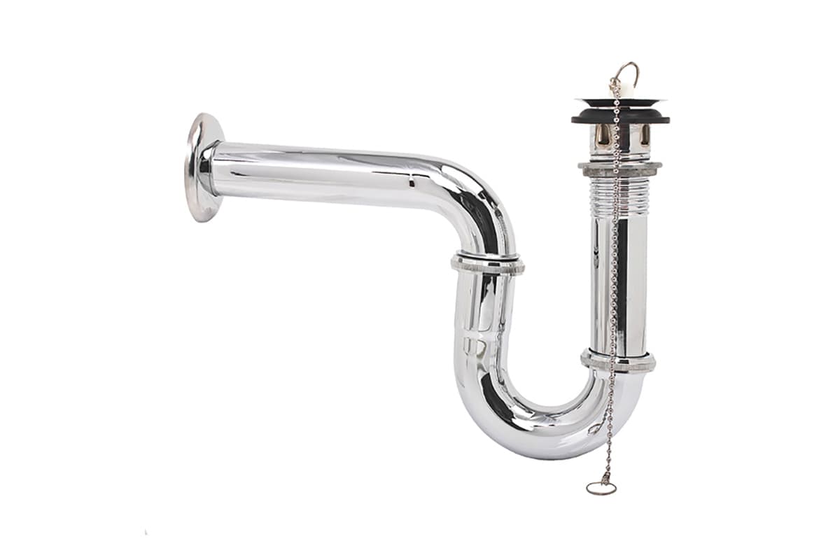 Cespol para lavabo en acero inoxidable