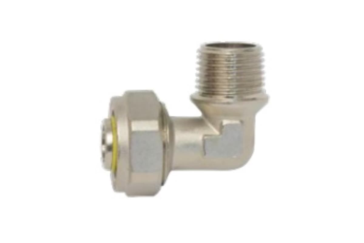 Codo PRO gas rosca exterior 13 mm (1/2")