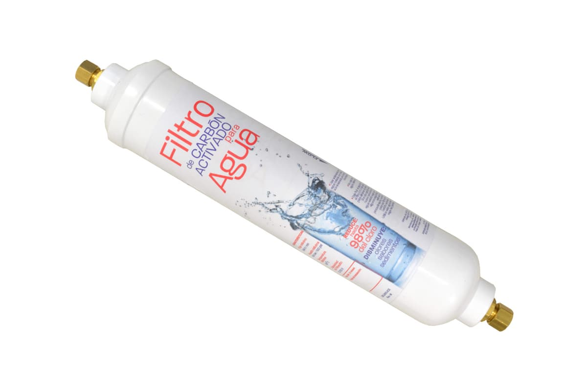 Filtro de carbón activado para agua