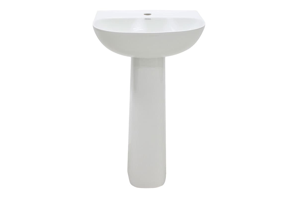 Corona lavabo con pedestal Manantial