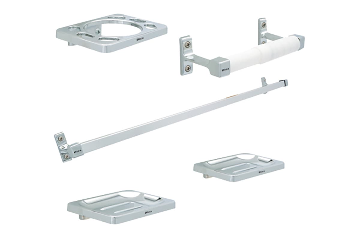 Juego de accesorios para baño 4900 acabado cromo