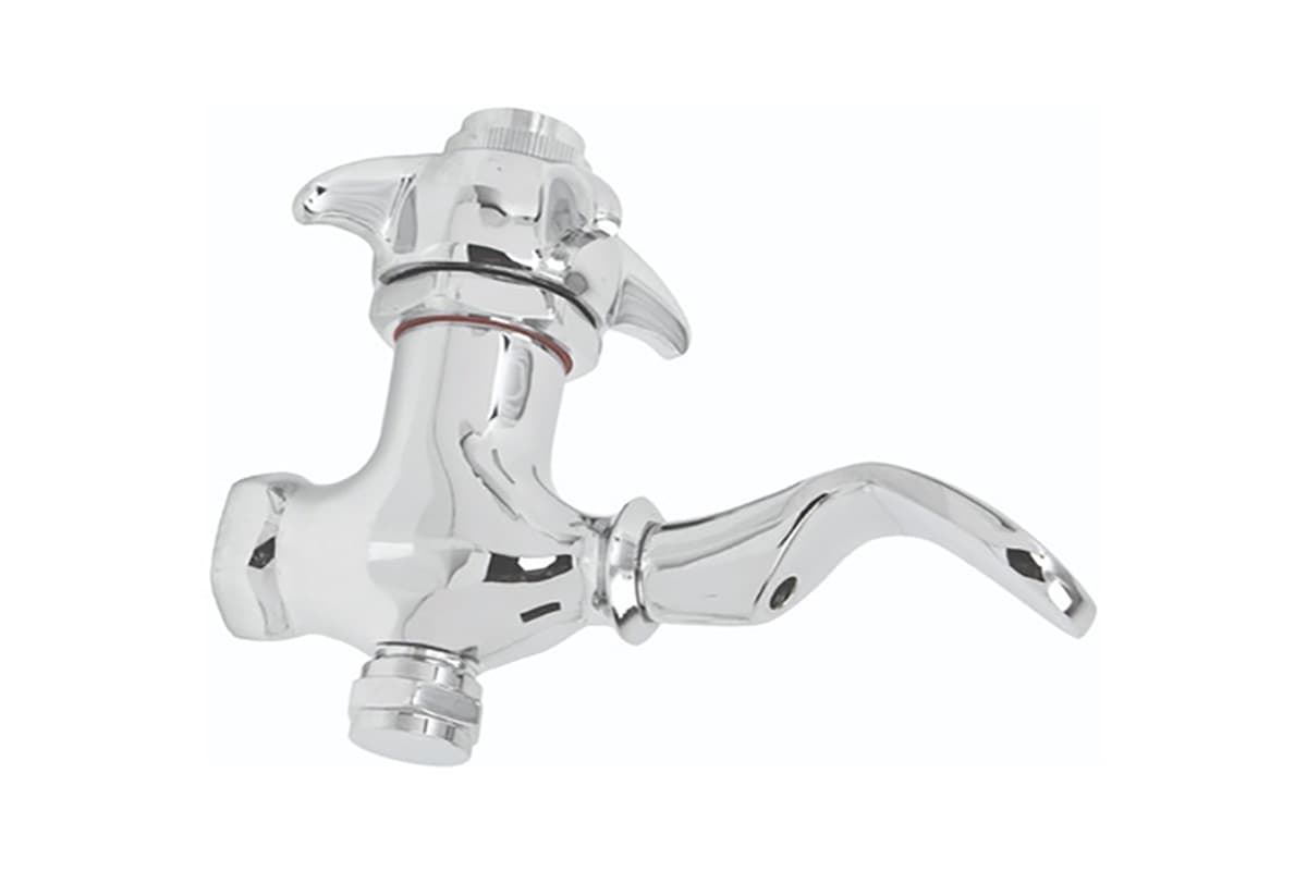 Llave para bebedero con válvula de resorte