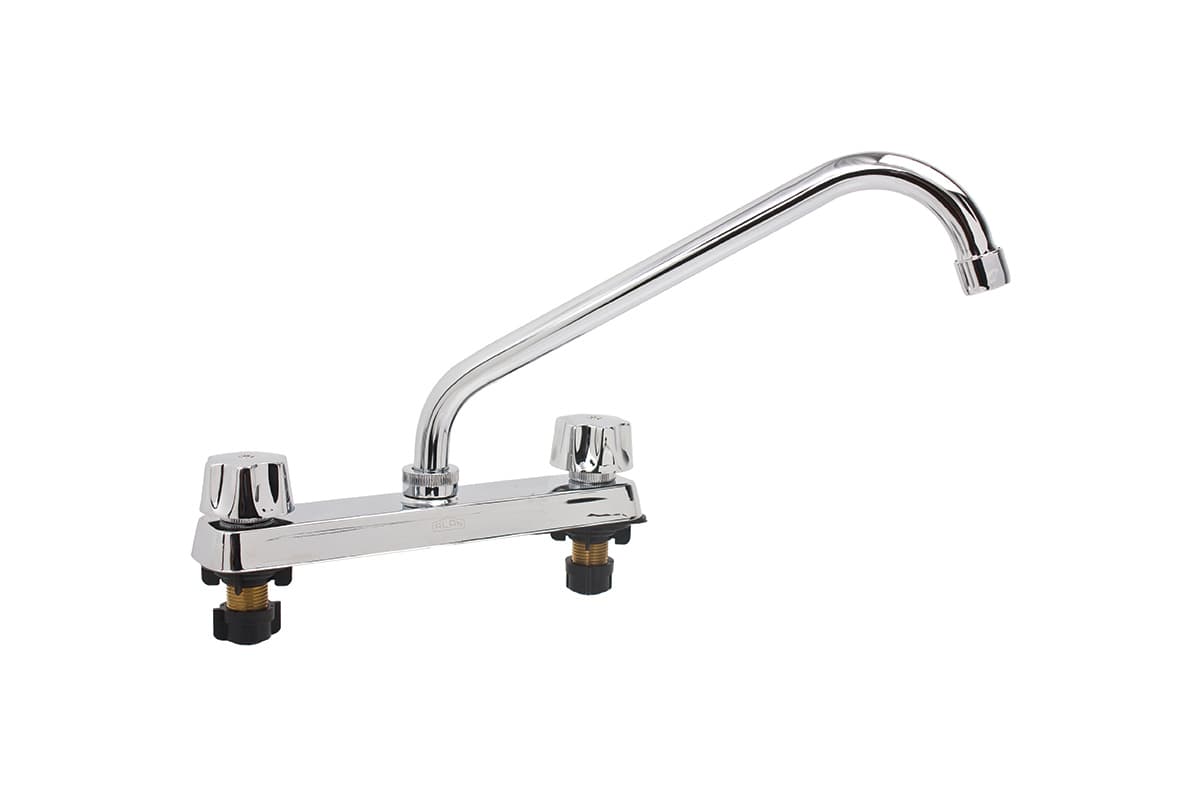 Mezcladora para fregadero de 8`, modelo 2200NA , acabado acero inoxidable