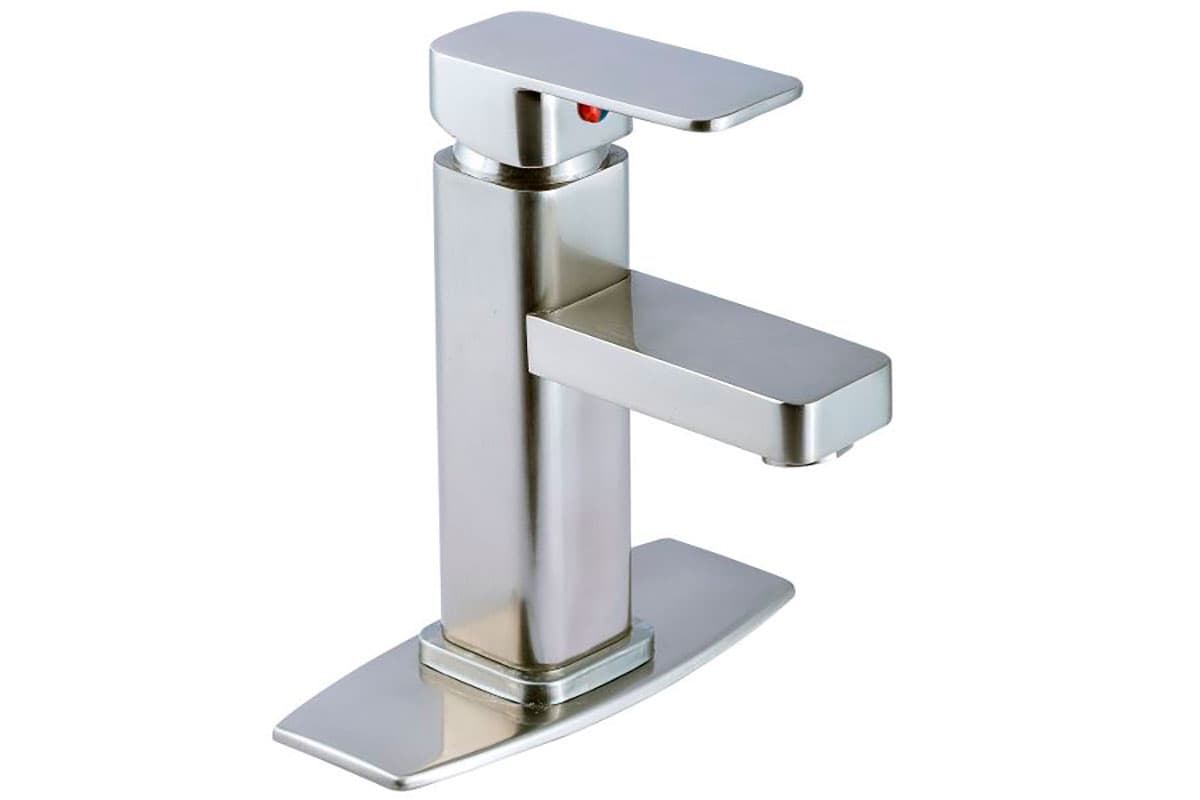 Monomando corto para lavabo 10410 satin