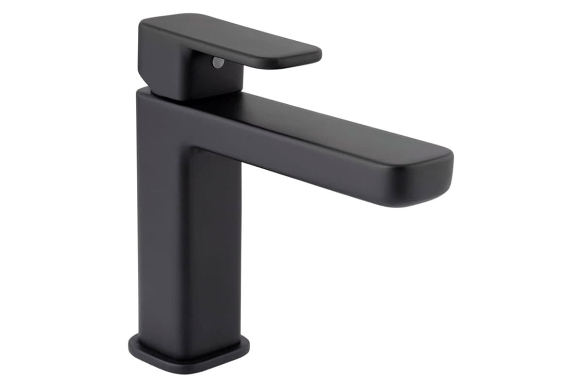 Monomando corto para lavabo ITUA 9433NY.2 color negro mate