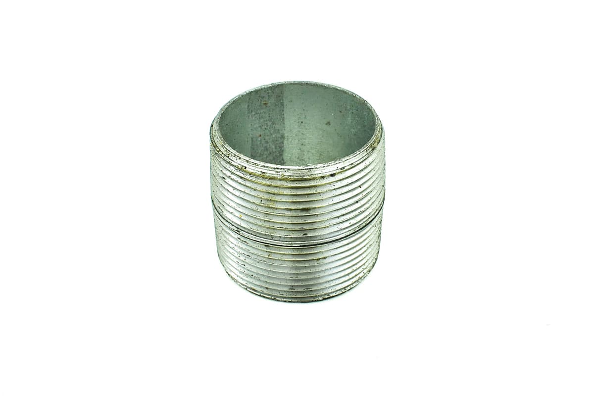 Niple galvanizado 51 mm roscable corrida