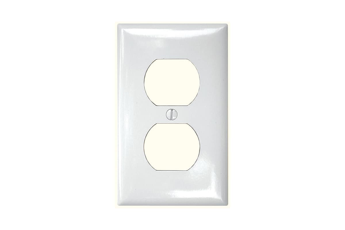 Tapa duplex color blanco