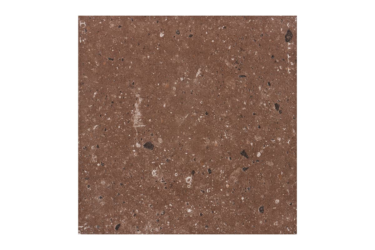 Piso cerámico tipo cantera chocolate mate 1A 45 x 45 cm, caja con 1.64 m2