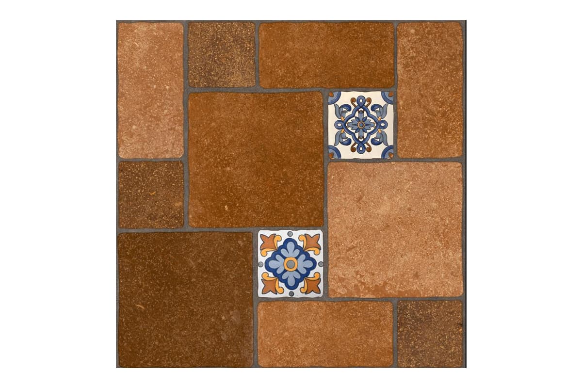 Piso Belite FD rojo 1A 44 x 44 cm, caja con 1.92 m2