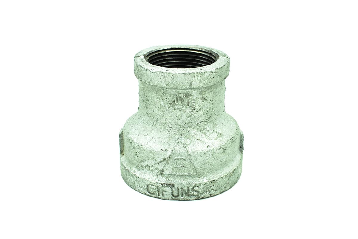 Reducción campana galvanizada 51 x 32 mm