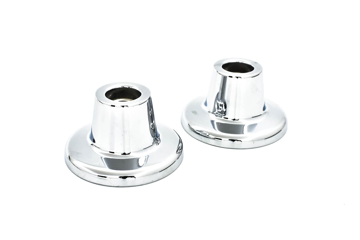 Juego de chapetones para llave de empotrar universal CH-98 acabado cromo