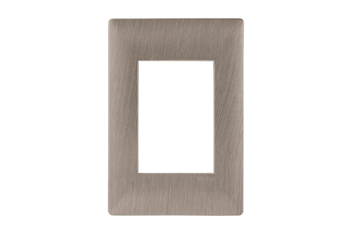 Tapa de 3 ventanas color acero claro E913ACE ALPHA