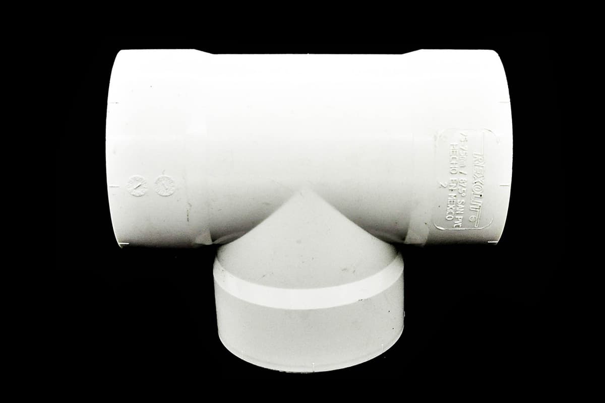 Tee de PVC 75 mm para cementar