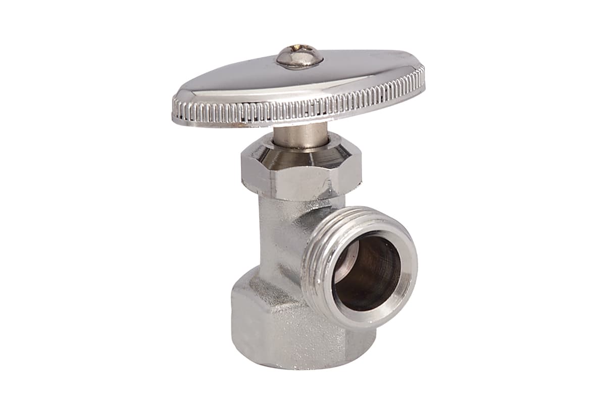Llave de control angular de latón sin contratuerca 3401SC