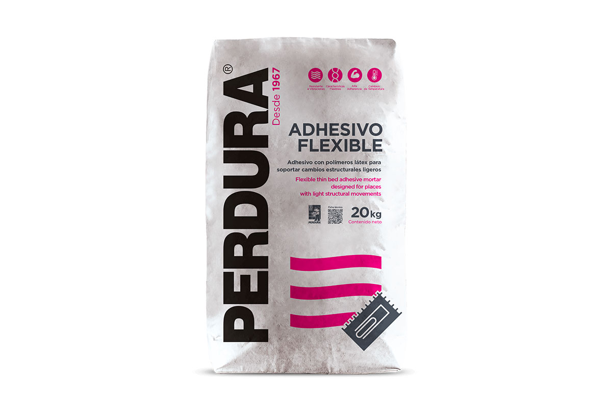 Adhesivo flexible 20 kg gris