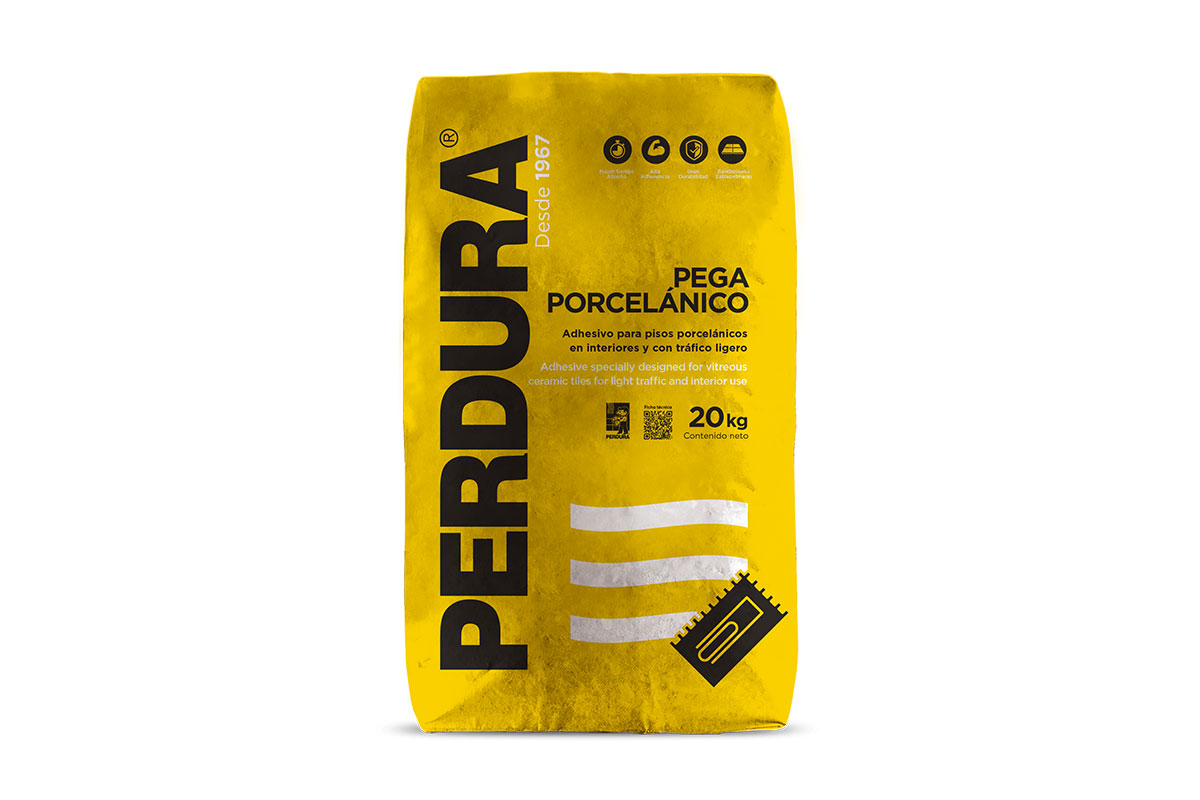 Adhesivo porcelnico 20 kg blanco 