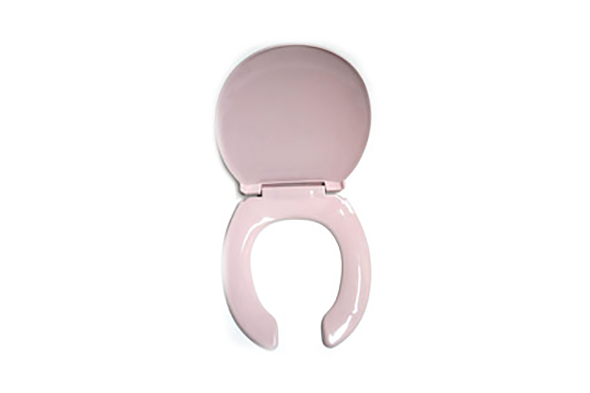 Asiento corto Premium color rosa plido