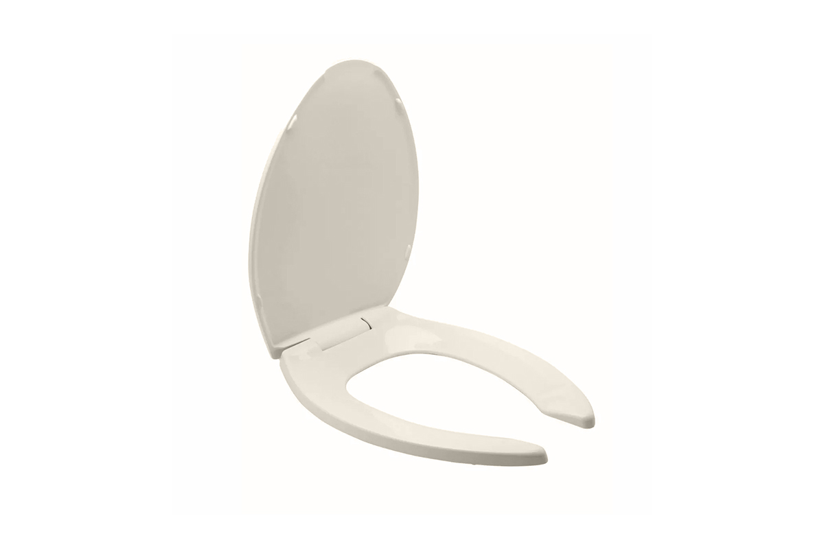 Asiento alargado con tapa AT-1-M color marfil