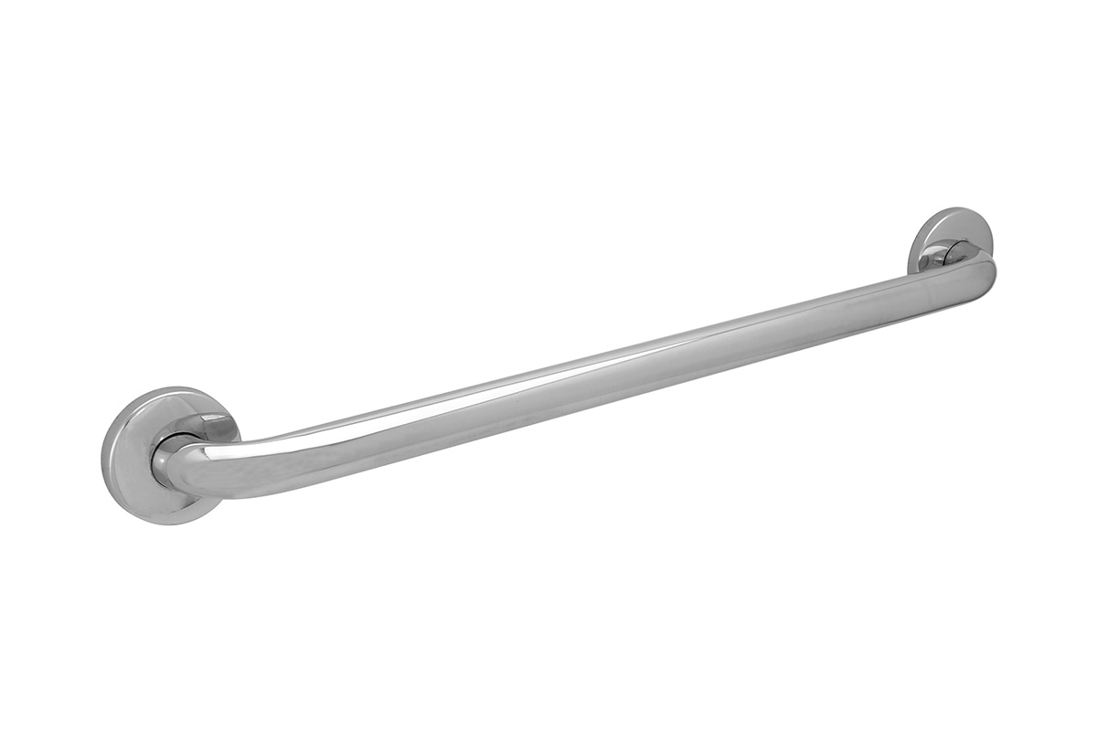 Barra de seguridad para bao de  76.2 cm, acabado cromo 