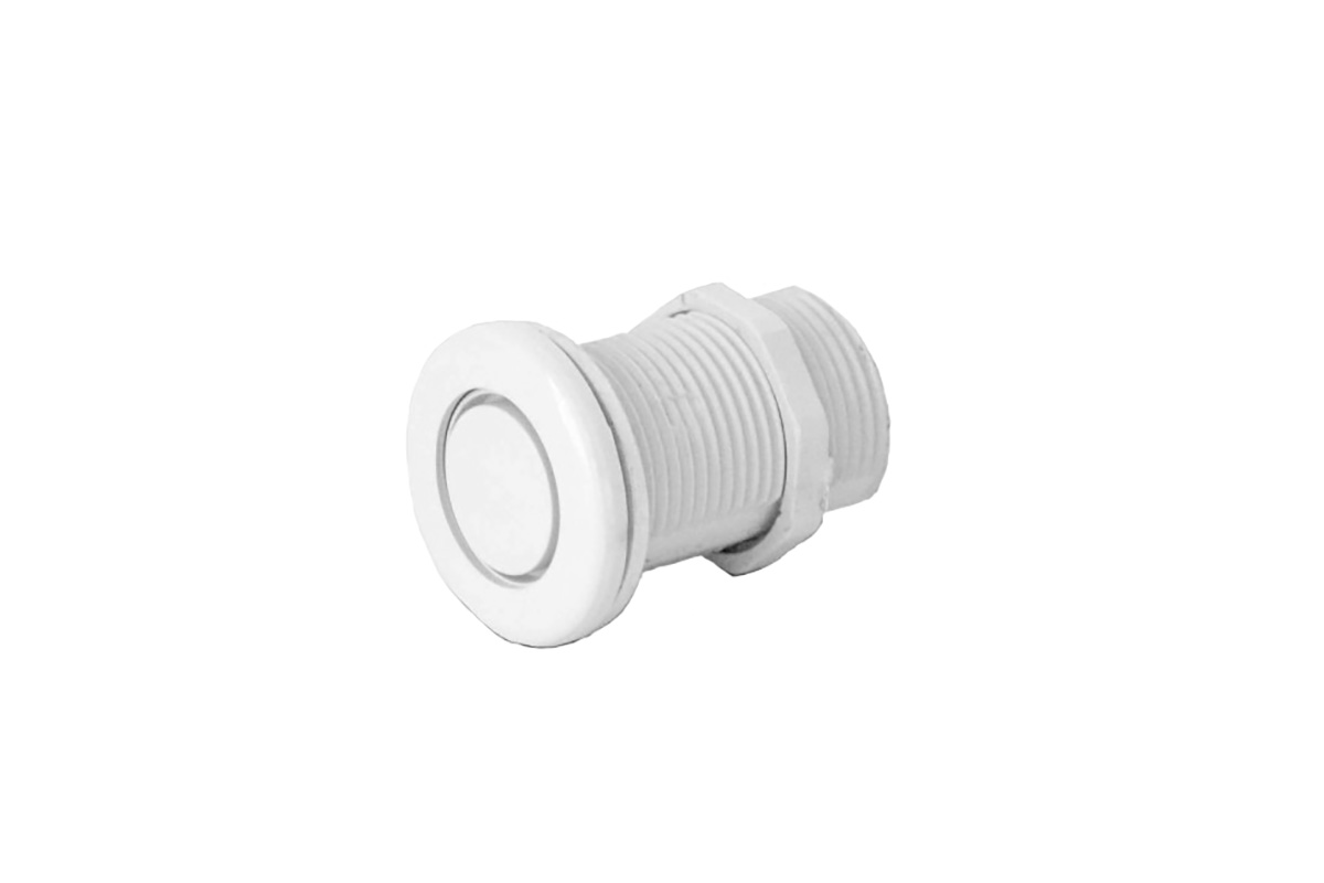Bot�n de encendido para tina color blanco