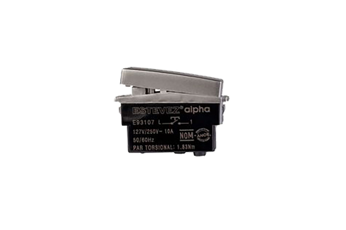 Botn de timbre E93107ALPHA, color silver 