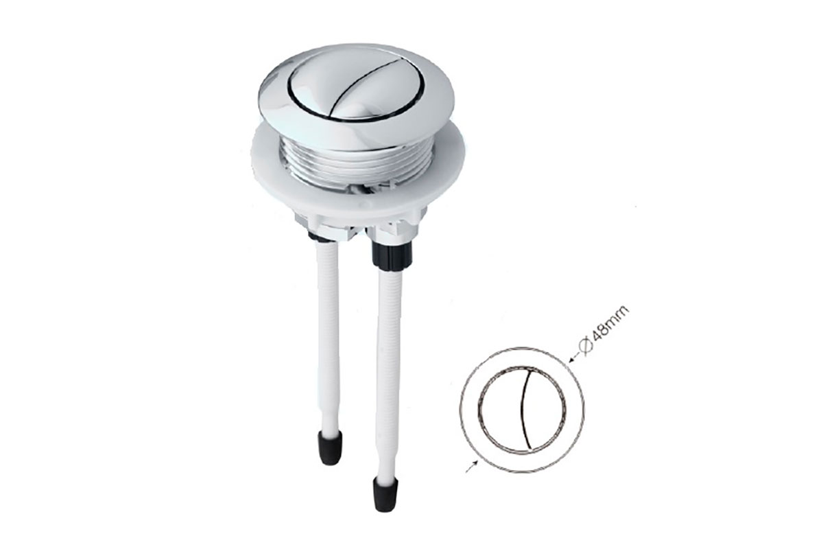Botn dual cromado A361012