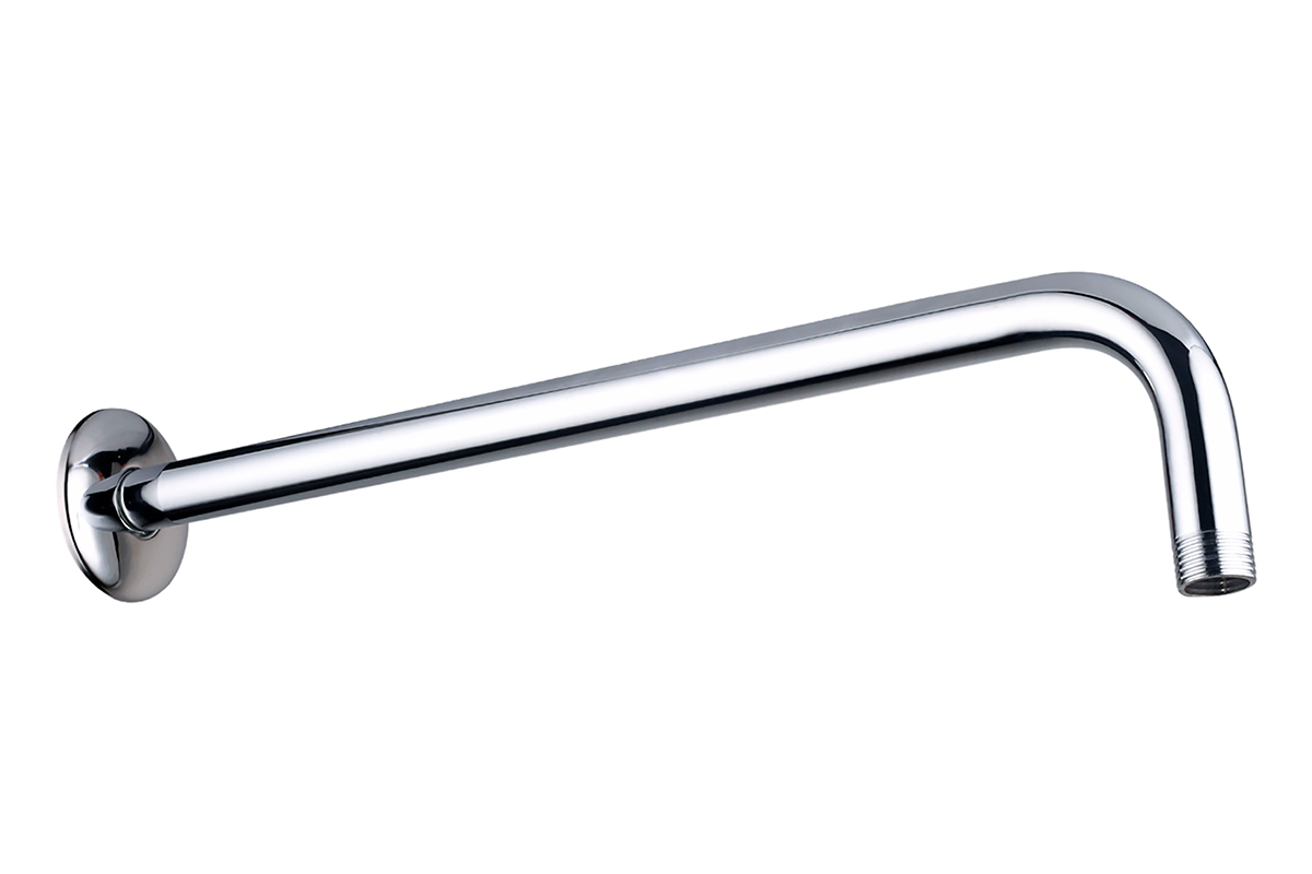 Brazo con chapet�n redondo de 39 cm acabado cromo 