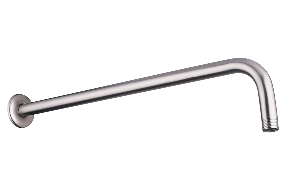 Brazo con chapet�n redondo de 39 cm acabado sat�n 