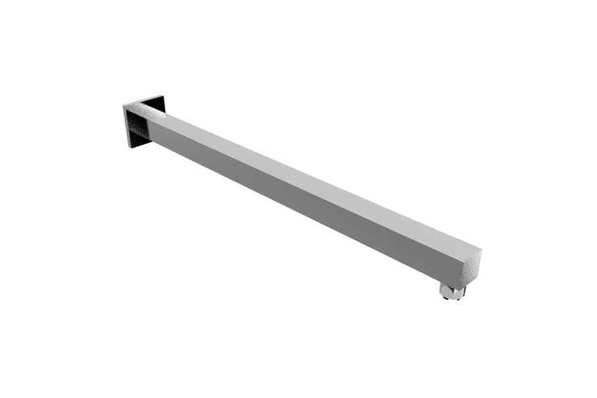 Brazo recto para regadera con chapetn TR-036 acabado cromo