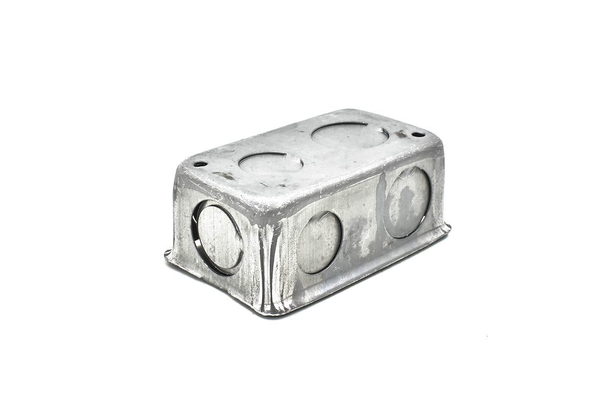 Caja chalupa galvanizada 101 x 50.8 x 13 mm 