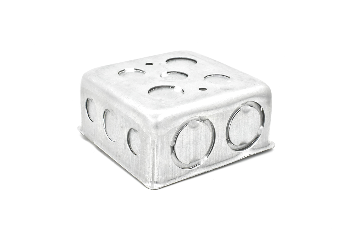 Caja cuadrada galvanizada 32mm 5