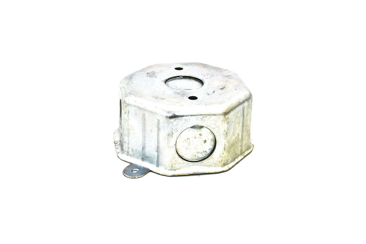 Caja redonda galvanizada 3