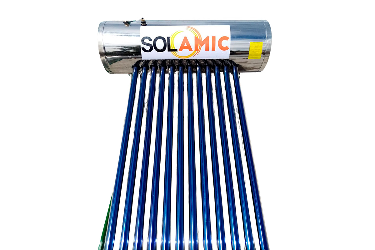 Calentador solar 150 lts Hidro inox, 12 tubos