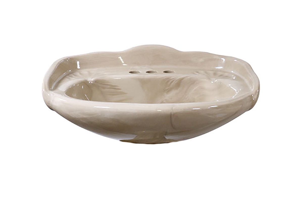 Lavabo Oxford color beige marmoleado
