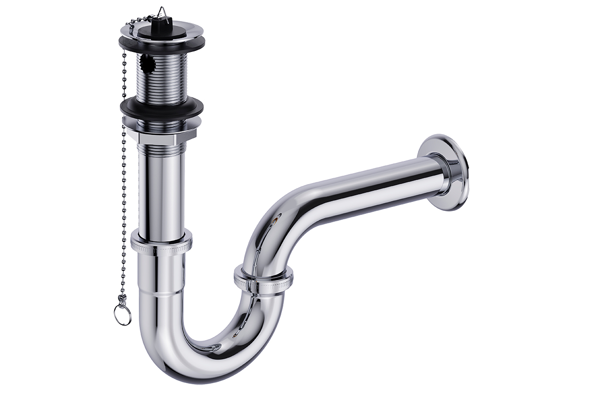 Cespol para lavabo acabado lat�n cromado 