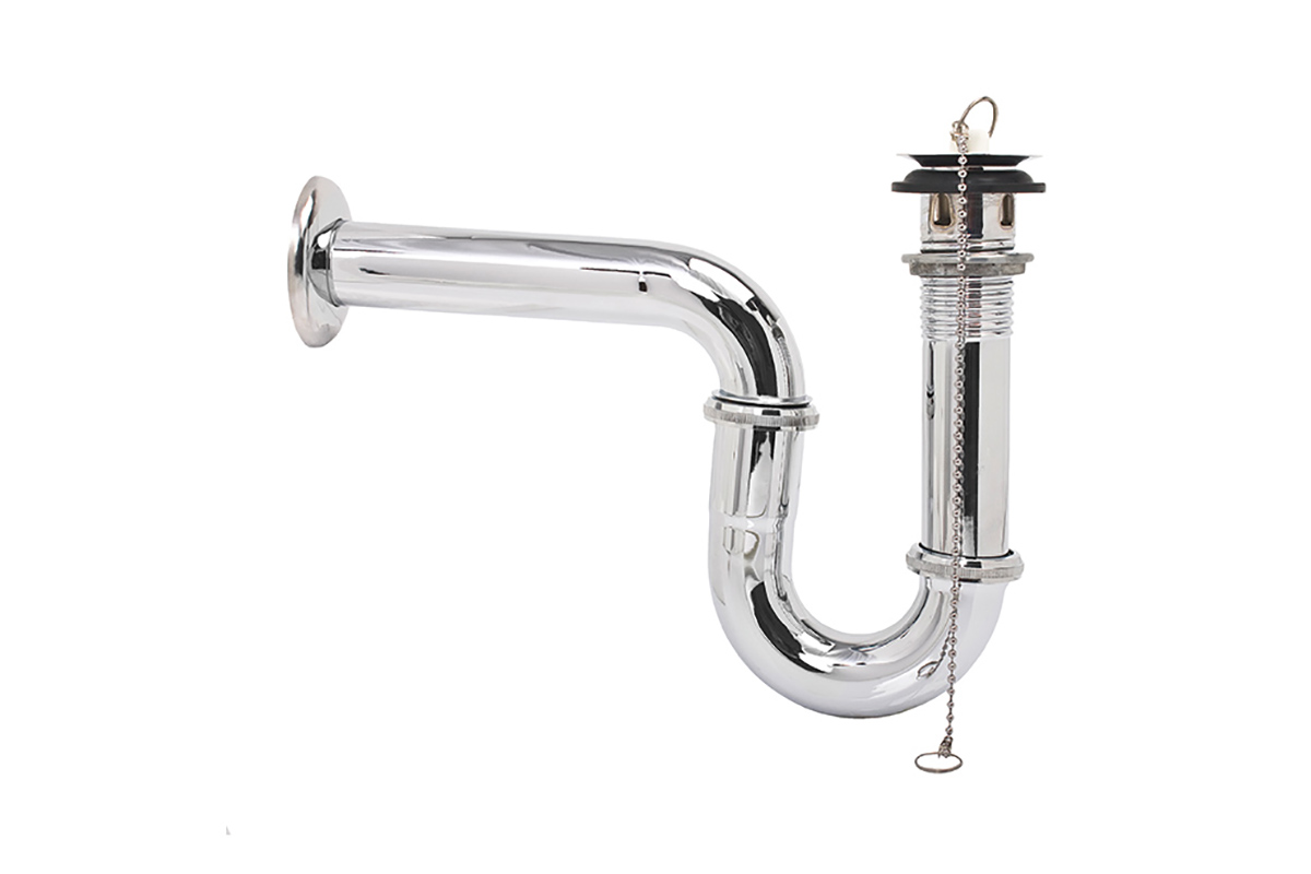 Cespol para lavabo en acero inoxidable