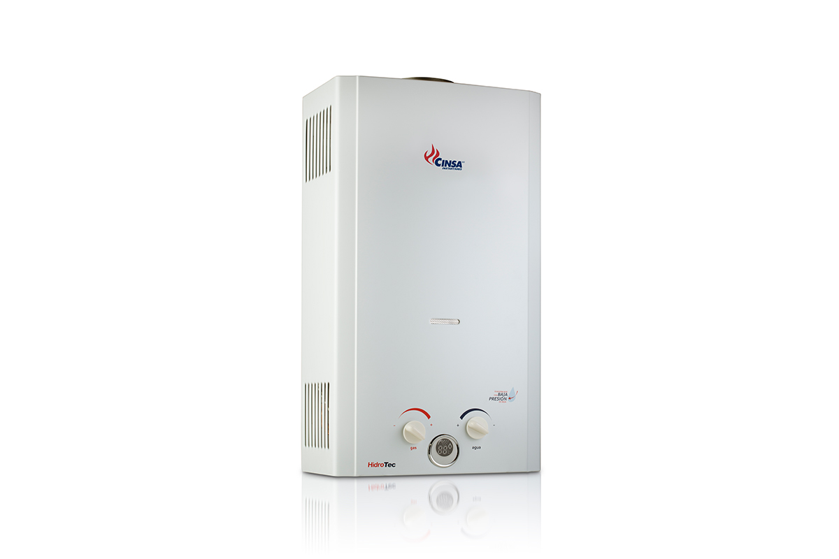 Calentador de paso instantneo 13L / min de gas LP, 2 servicios