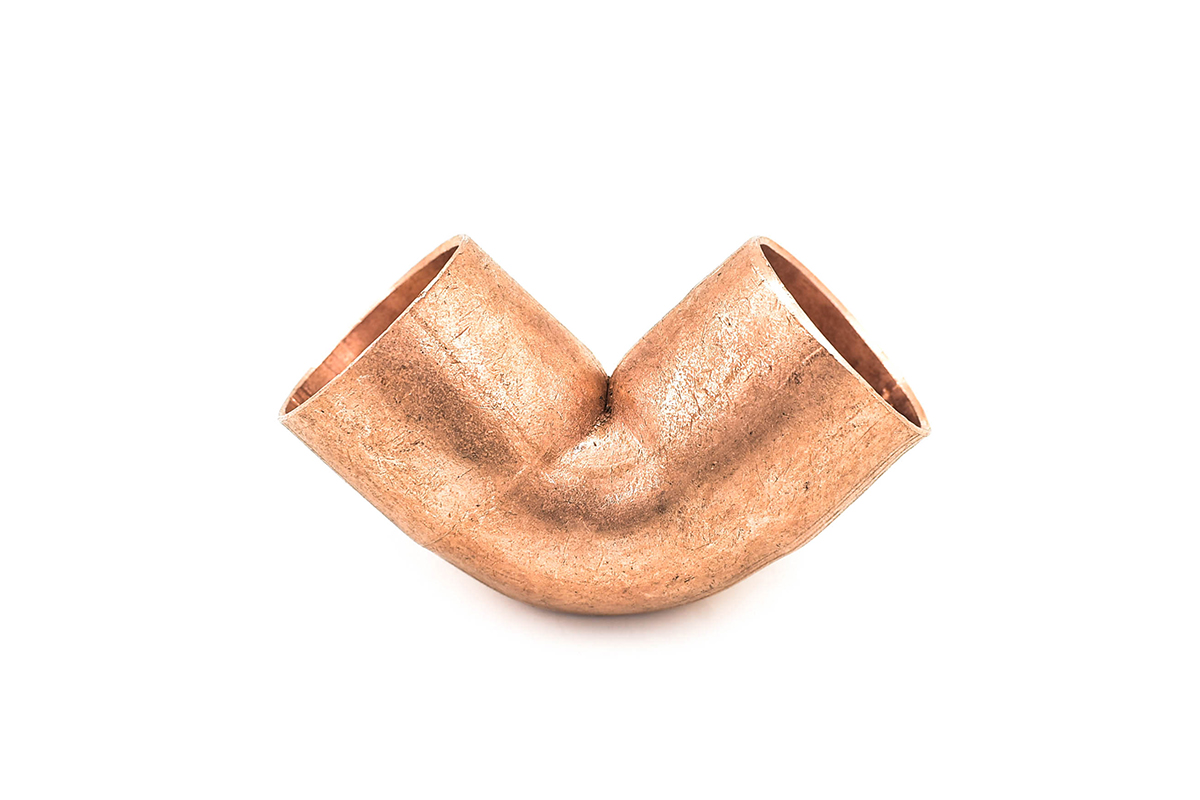 Codo cobre 25 mm x 90