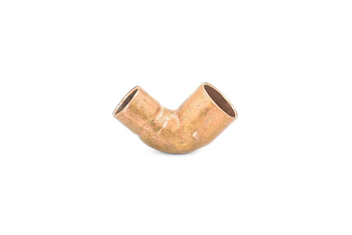 Codo de cobre reducido 19 x 13 mm