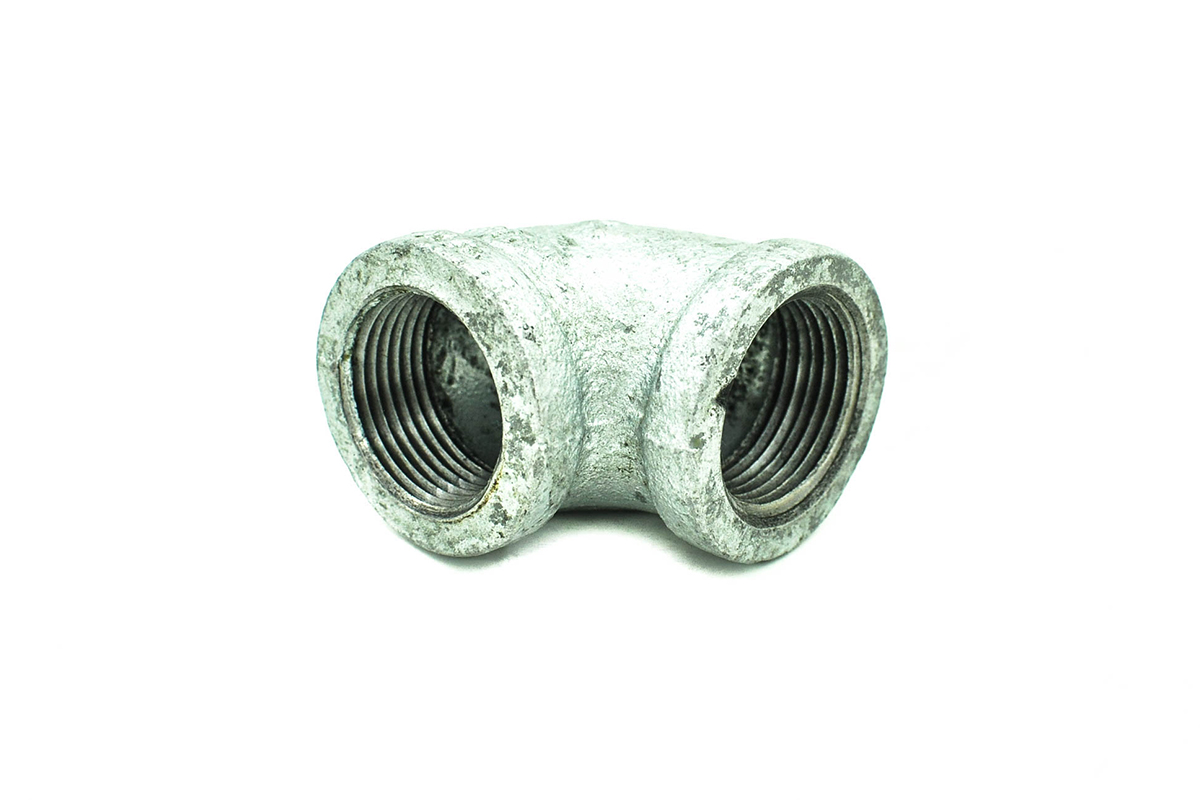 Codo galvanizado 25 mm x 90 (1